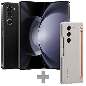 Smartphone SAMSUNG Galaxy Z Fold5 SM-F946B Dual SIM de 512GB / 12GB RAM de 7.6" 50 + 12 + 10MP / 10MP / 4MP + Capinha Slim S-pen