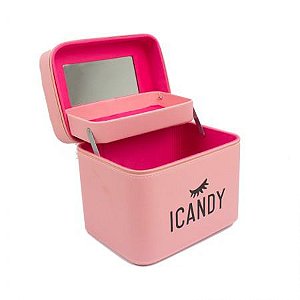 Maleta de Maquiagem ICANDY Rosa