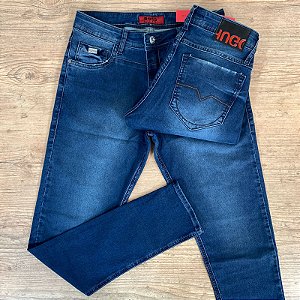 Calça Masculina Jeans HB Azul Médio Diferenciada