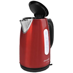 Jarra Elétrica AIWA Watts 1.7 Litros 220 - 240 V ~ 50 / 60 Hz Vermelha com Preta