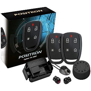 Alarme Automotivo POSITRON Cyber FX 360 com Bloqueio de Motor Preto