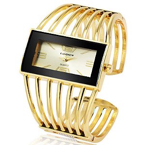 Relógio Feminino CANSNOW Pulseira em Aço Inoxidável