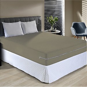 Capa para Colchão de Casal Bege Slim 1,38m x 1,88m EDROMANIA