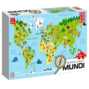 Quebra Cabeça Infantil Motos 100 peças Puzzle Brinquedo Jogo