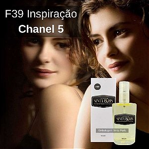 Perfume Contratipo Feminino F39 65ml Inspirado em Chanel 5