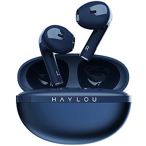 Fone de Ouvido sem Fio HAYLOU X1 2023 com Bluetooth e Microfone Azul