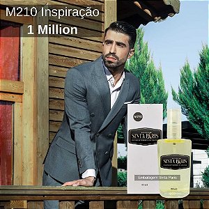 Perfume Contratipo Masculino M210 65ml Inspirado em 1 MILLION