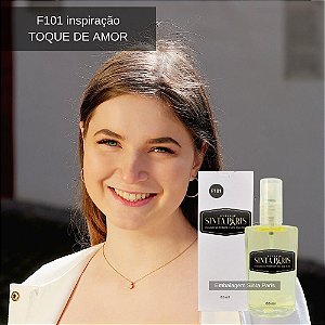Perfume Contratipo Feminino F101 65ml Inspirado em TOQUE DE AMOR