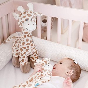Girafinha de Pelúcia BUBA Antialérgica Baby e Decoração Bebê 40 cm