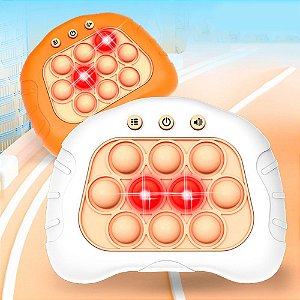 Brinquedo Games Pop-it Eletrônico Anti Stress A Pilha Fast Push Portátil