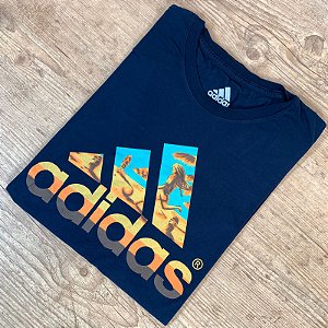Camiseta Masculina ADIDAS Azul