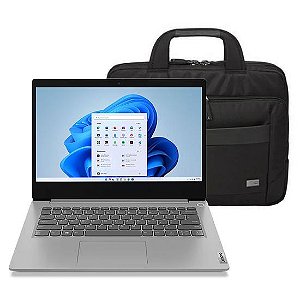 Notebook LENOVO com Bolsa Ideapad 3 14ITL05 14" Intel Core i5-1135G7 8 GB DDR4 512 GB SSD Cinza