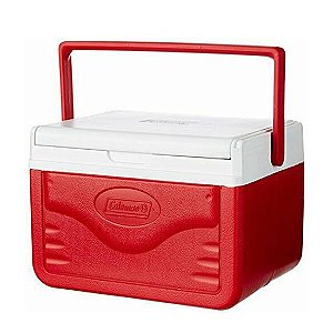 Caixa Térmica Cooler COLEMAN 4,7 Litros Vermelho