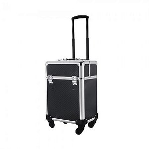Maleta para Maquiagem Profissional DASTY com Rodas A3690 Preto