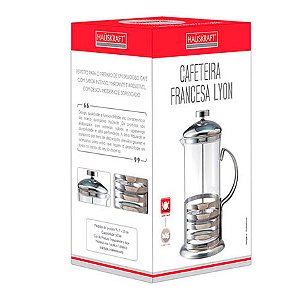 Cafeteira ETILUX Prensa de Inox Francesa lyon 600 ml