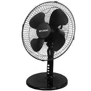 Ventilador HYUNDAI 12" 4 Pás 50 Watts 220V ~ 60Hz Preto