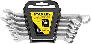 Jogo de Chaves STANLEY Combinadas com 06 Peças