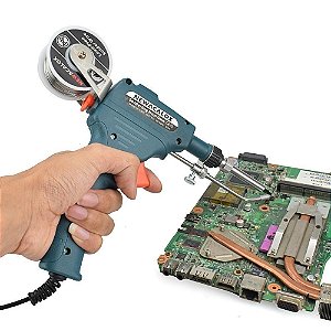 Pistola Ferro para Soldagem Reparo Aquecimento Interno Portátil