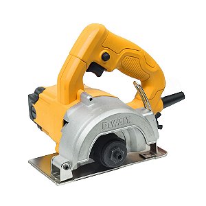 Serra Mármore DEWALT 4.7/8" 125mm 1400 Watts 127 Volts com Kit Refrigeração Amarelo