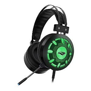 Games - Fone de Ouvido C3TECH Gamer Headset 7.1 Kestrel Led RGB Conexão USB com Microfone