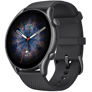 Smartwatch AMAZFIT GTR 3 Pro A2040 com GPS / Bluetooth Preto Infinito