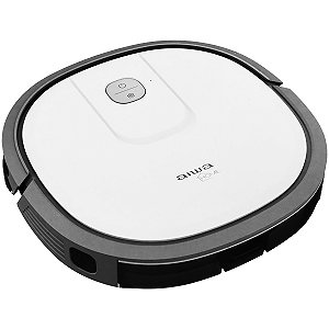 Robô Aspirador AIWA AW-AMM3 800 ml com 40 watts Bivolt Branco com Cinza