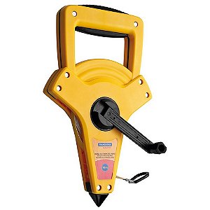 Trena TRAMONTINA Fibra de Vidro com 30 Metros 12 mm Amarelo