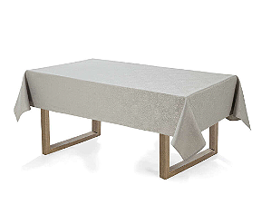 Toalha de Mesa Retangular 8 Lugares KARSTEN  Vilares Granizo 1.60m x 2.70m