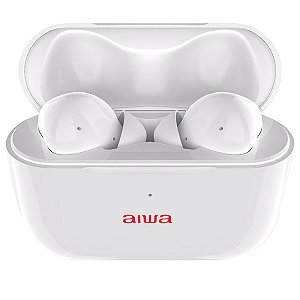 Fone de Ouvido sem Fio AIWA AW-30ANC com Bluetooth e Microfone Branco