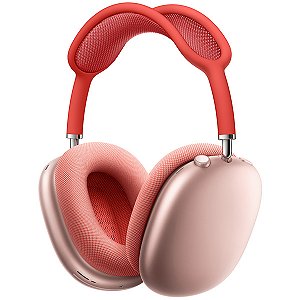 Fone de Ouvido sem Fio APPLE AirPods Max MGYM3AM A2096 com Bluetooth e Microfone Rosa com Vermelho
