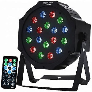 Refletor em LED MEGA STAR com 07 Leds Bivolt Preto