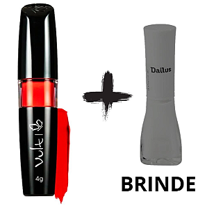 Batom Líquido VULT Matte HD Cor Amêndoa +BRINDE