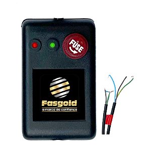 Protetor Eletrônico FASGOLD Entrada 220V e Saída 220V 10A Com Rabicho