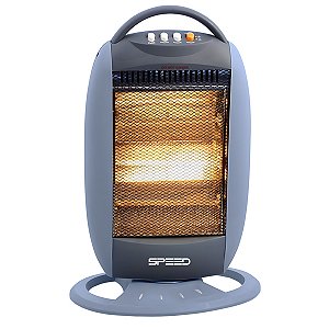 Aquecedor SPEED SE3V 1.200 Watts com Termostato Ajustável 220V ~ 50 / 60Hz Cinza