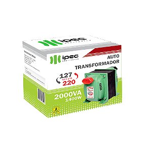 Auto Transformador IPEC TEC 2000 VA Bivolt