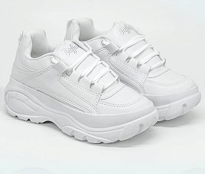 Tênis Feminino Plataforma BUFFALO London Branco