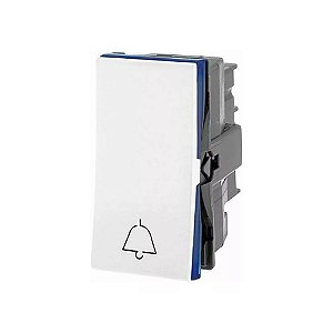 Interruptor PIAL 1 Pulsador Campainha Módulo 2A 250V Plus+ I Legrand Branco
