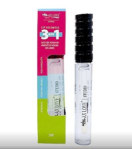 Gloss Lip Volumoso 3 em 1 MAX LOVE