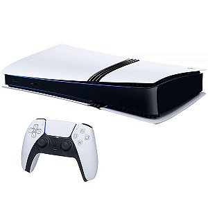 GAMES - Console SONY PlayStation 5 Pro Digital Edition 2TB CFI-7019 8K Branco com Preto
