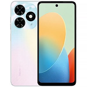 Smartphone TECNO Spark 20C BG7 Dual SIM de 256GB / 4GB RAM de 6.6" 50 / 8MP Branco Mistério