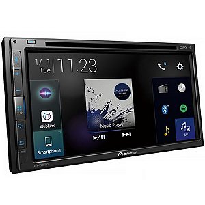 Som PIONEER DVD AVH-Z5250TV 6.8" com USB/Bluetooth/Rádio Preto