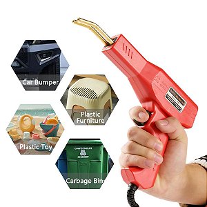 Pistola de Soldagem de Plástico Grampeador Térmico Reparo de PVC Para-Choque