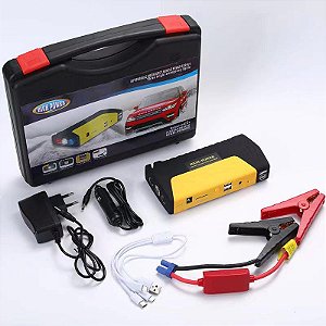 Jump Starter e Fonte de Alimentação de Emergência Automotiva 12V Multi-Função