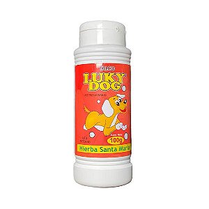 PET - Talco LUKY DOG Cães HIERBA SANTA MARIA 100g