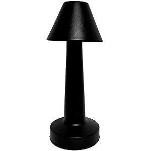 Luminária de Mesa PARAMOUNT em Led 09x25 cm Preto