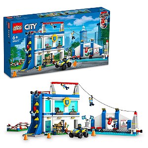 Brinquedo LEGO City Police Academy Blocos Educacionais Construção de Cidade Carro de Polícia