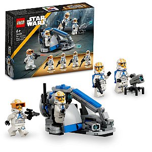 Brinquedo LEGO Star Wars 332º Esquadrão Ahsoka Clone Trooper Battle Pack Bloco de Brinquedo Educativo Espaço