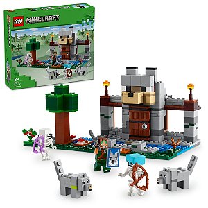 Brinquedo LEGO Minecraft Wolf Fortress Bloco Jogo