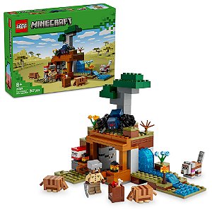 Brinquedo LEGO Minecraft Armadillo Savannah Exploration Toy Block 8910 Jogo de Escola Primária
