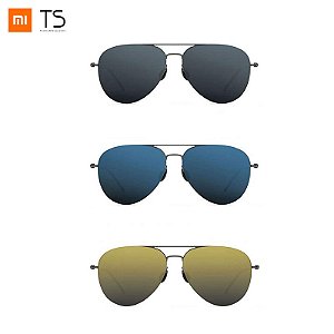 Óculos Ray-Ban XIAOMI de Sol Polarizado Colorido Retrô 100% à Prova UV Lentes de Proteção Unissex